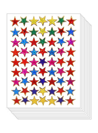 10-Sheets Star Shape Sticker - v1628426148/N38759935A_1