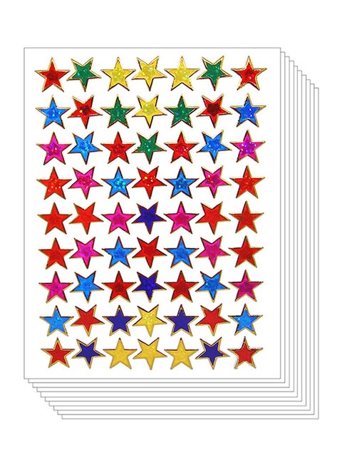 10-Sheets Star Shape Sticker