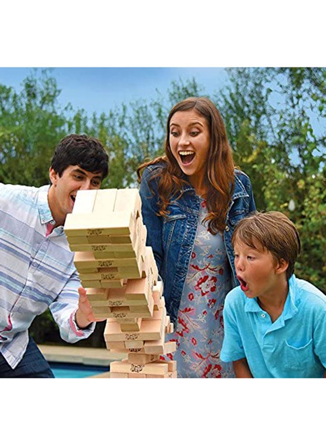 Mattel Games 54-Piece Giant Family Hardwood Game  - Image 2