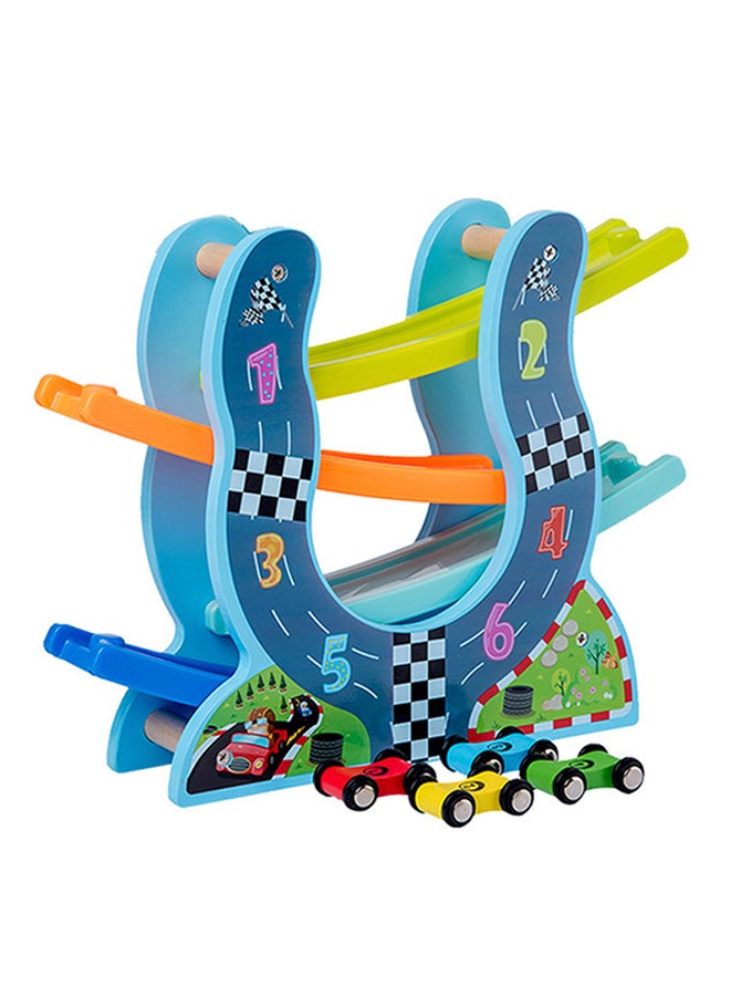 Happy Kids - Wooden Four Deck Pulley - Image 1