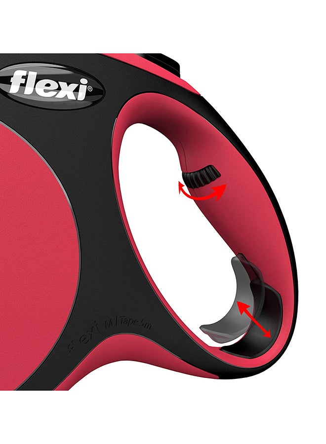 فلكسي طوق كلاب مريح بطول 5 متر أحمر Medium - Image 2