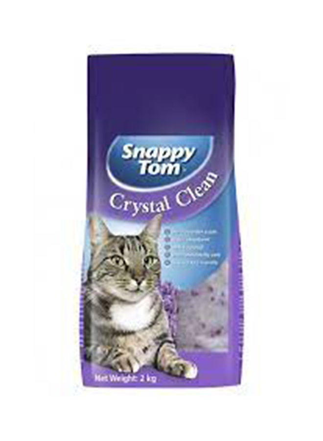 Snappy Tom - Crystal Clean Cat Litter Lavender Multicolour 2kg - Image 1