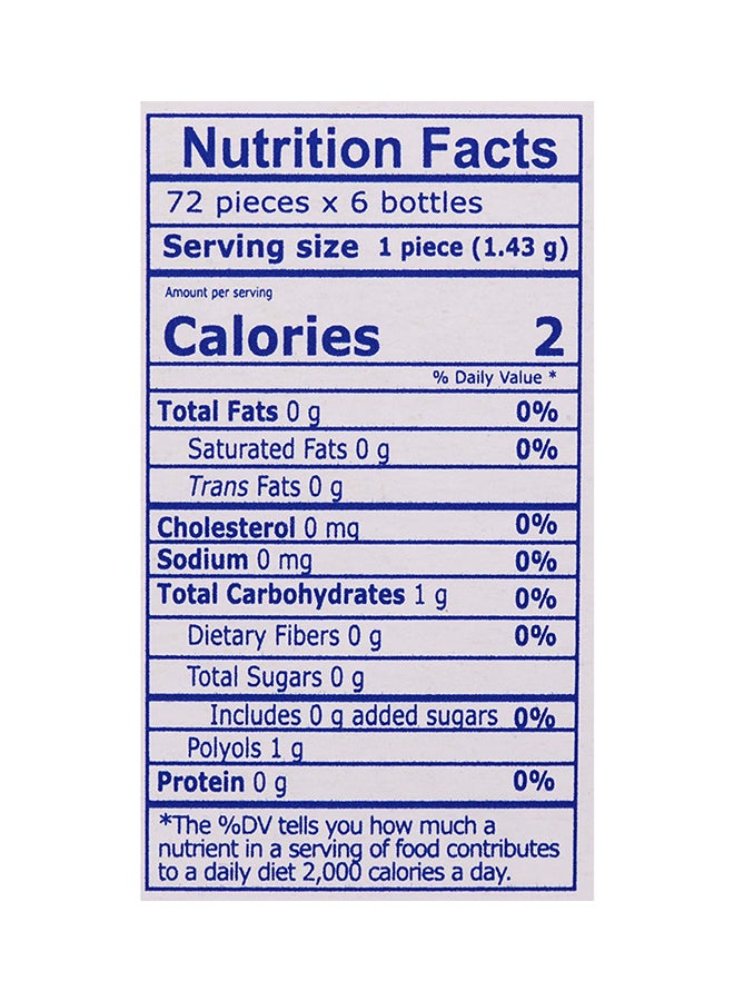 Mentos White Strawberry Chewing Gum 72 Pieces - Image 3