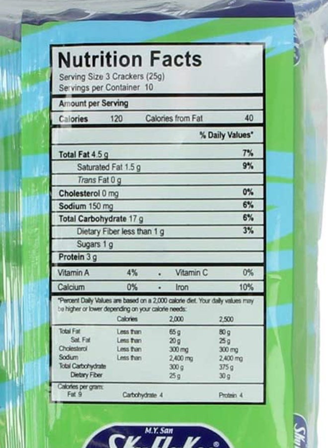Sky Flakes Flaxseed Cracker 25grams Pack of 10