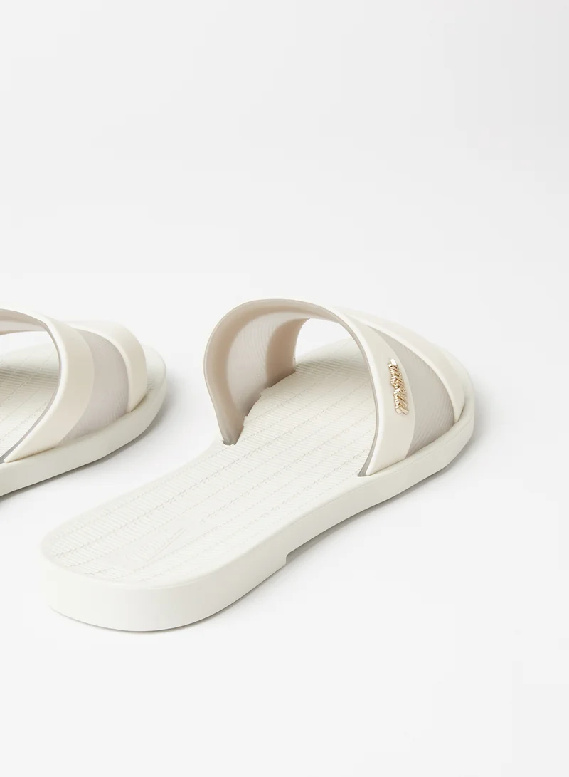 melissa Sun Hollywood Slides White