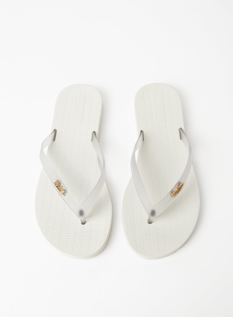 melissa - Sun Venice Flip Flops White - Image 1