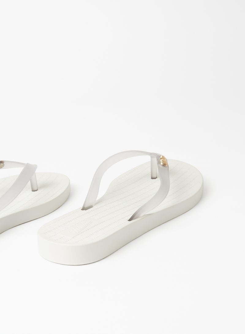 melissa - Sun Venice Flip Flops White - Image 1