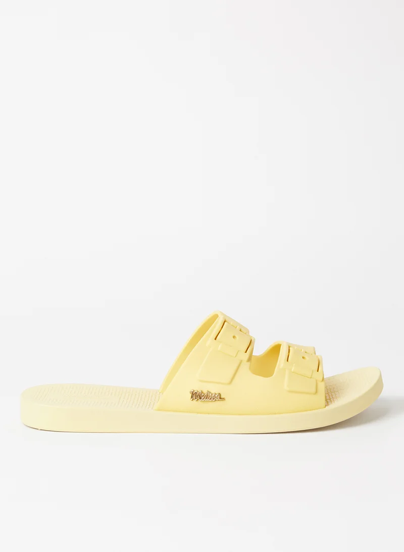 melissa Sun Malibu Slides Yellow