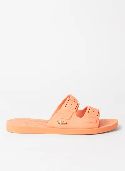 melissa Sun Malibu Flat Sandals Orange