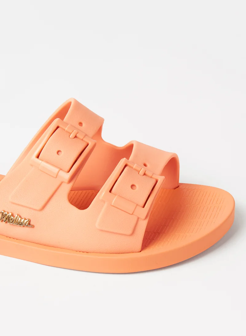 melissa Sun Malibu Flat Sandals Orange
