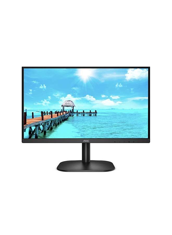 AOC 23.8-inch monitor, 24B2XH, FHD with VA panel, HDMI/VGA connectivity Black  - Image 1
