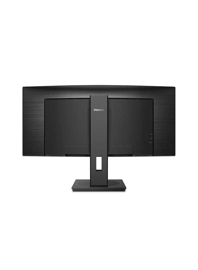 34 Inches Curved WQHD Monitor, 100Hz/ 4ms/ VA/ Speakers/ Height Adjust/ Power Sensor/ USB Hub (3440 x 1440 WQHD, 300 cd/m², HDMI/DP/USB-B/USB 3.2)  345B1C Black