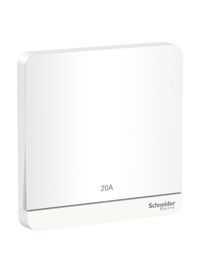 شنايدر إلكتريك زر ضغط يعمل بقدرة 10 أمبير و250 فولت لجرس الباب أبيض 3.17سم