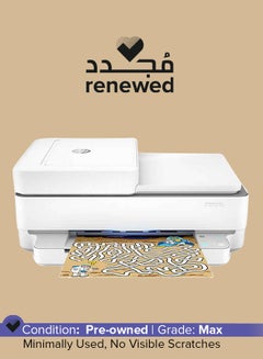 HP Renewed - DeskJet Plus Ink Advantage 6475 All-In-One Printer White  - Image 1