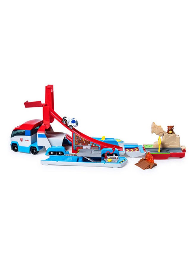 SPIN MASTER - 2 In 1 Transforming Paw Patrol Launch'N Haul Paw Patroller Die-Cast Vehicles To Playset Multicolour 21.59x58.42x13.65cm - Image 1