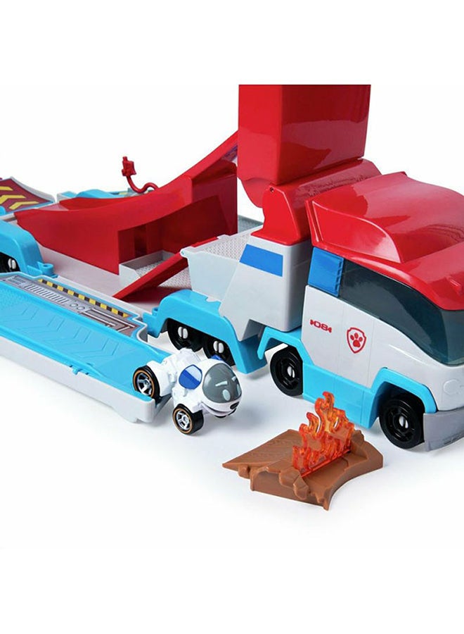 SPIN MASTER - 2 In 1 Transforming Paw Patrol Launch'N Haul Paw Patroller Die-Cast Vehicles To Playset Multicolour 21.59x58.42x13.65cm - Image 1