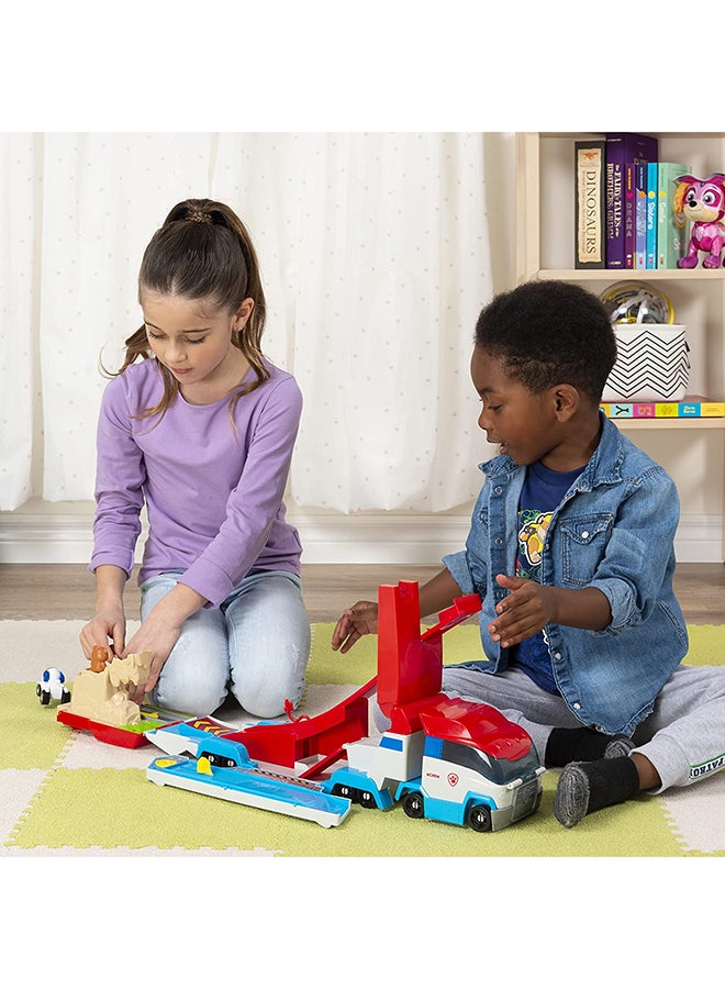 SPIN MASTER - 2 In 1 Transforming Paw Patrol Launch'N Haul Paw Patroller Die-Cast Vehicles To Playset Multicolour 21.59x58.42x13.65cm - Image 1