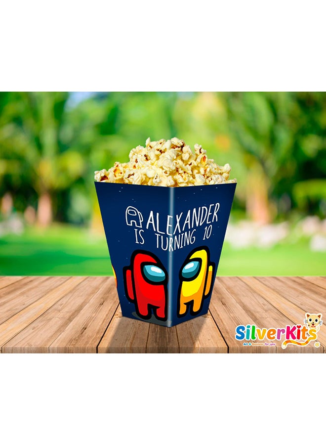 Tamona 6-Piece Among Us Pop Corn Box - Image 3