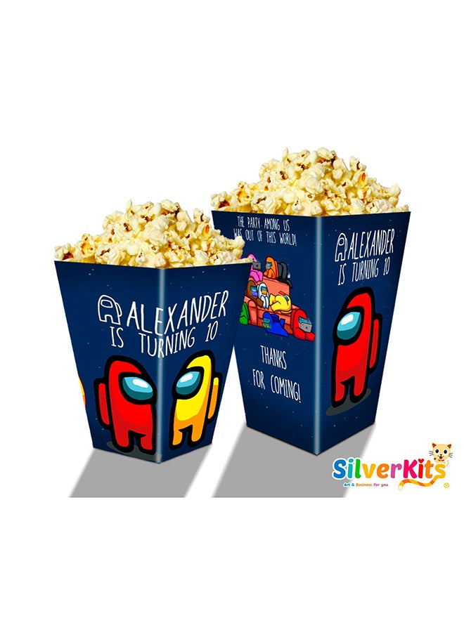 Tamona 6-Piece Among Us Pop Corn Box - Image 5