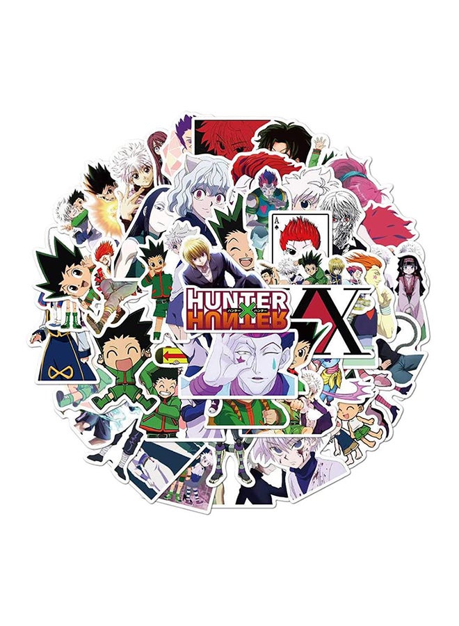 Inder 50 Pieces Hunter Cartoon Graffiti Stickers 12 x 12 x 1cm  - Image 1