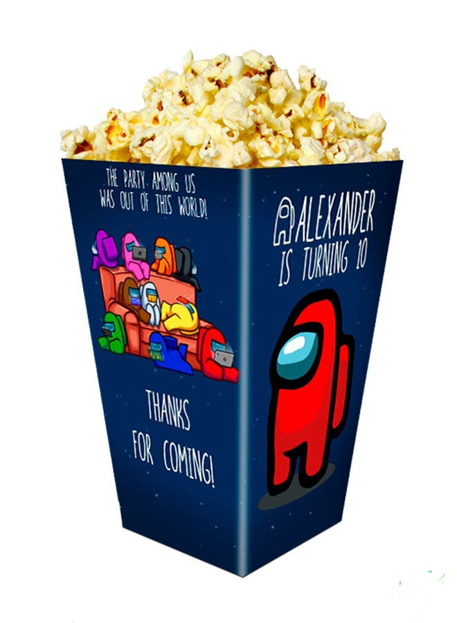 Tamona 6-Piece Among Us Pop Corn Box - Image 2