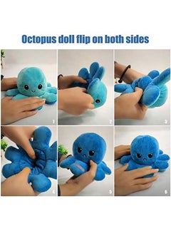 Non-Toxic Soft Double-Sided Flip Octopus Plush Toys With Different Expression On Both Side 20x10x10cm - v1628493208/N44051727A_6