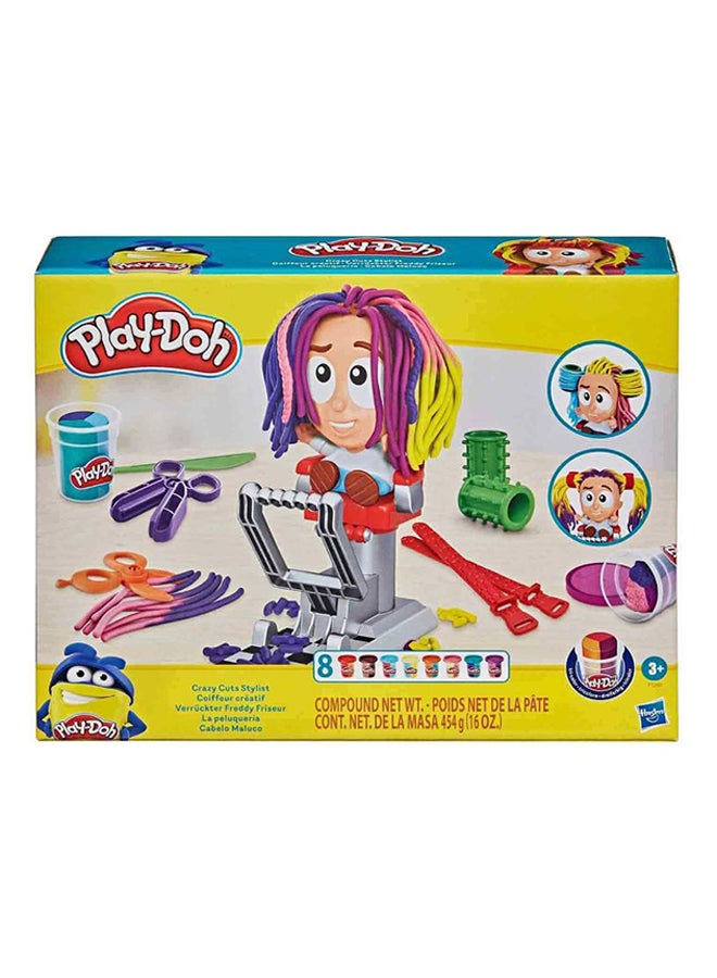 Play-Doh Play-Doh Crazy Cuts Stylist Playset with Tri-Color Cans, Hair Salon Pretend Play Toys for Kids 3 Years and Up, Arts and Crafts for Kids 6.68x27.94x21.59cm  - Image 1