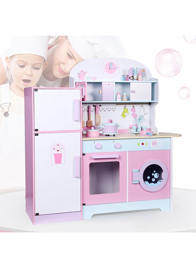 Wooden Kitchen Toy Set With Refrigerator 101 x 100cm - v1628493214/N45012383A_3