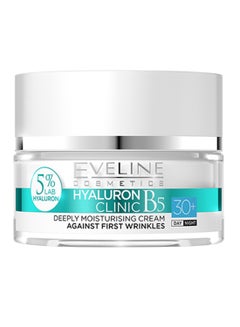 Eveline Hyaluron Clinic B5 Moisturising Cream Against First Wrinkles 30+  - Image 1