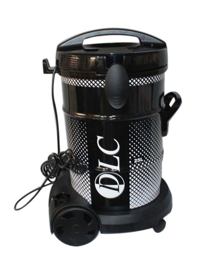 دي إل سي  مكنسة كهربائية بأسطوانة معدنية 25 L 2200 W DLC-39604 أسود/أبيض  - Image 1