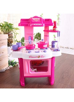 Generic Pretend Play Big Modern Kitchen Set For Kids With Realistic Lights And Sounds cmcm  - Image 5