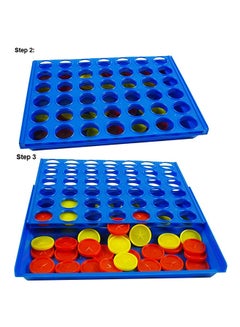 Four-In-A-Row Plastic Indoor Table Game 2 Players - v1628495908/N14079679A_5