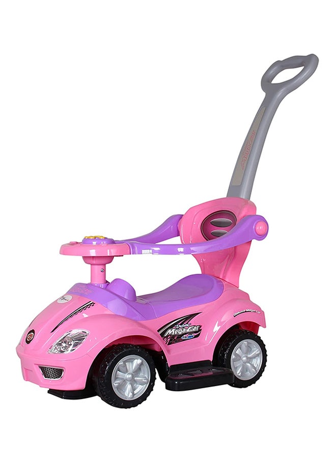 سيارة ركوب سهلة المناورة 3 في 1 مع مسند ظهر وحاجز للأطفال 62.1x43.5x42.1سم - Image 2