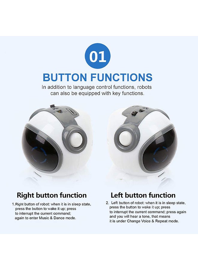 Generic Talking Interactive Dialogue Voice Recognition Singing Dancing Mini Robot Toy  - Image 5