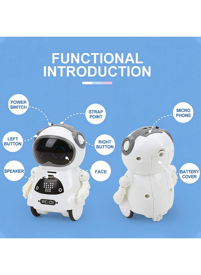 Generic Talking Interactive Dialogue Voice Recognition Singing Dancing Mini Robot Toy  - Image 4