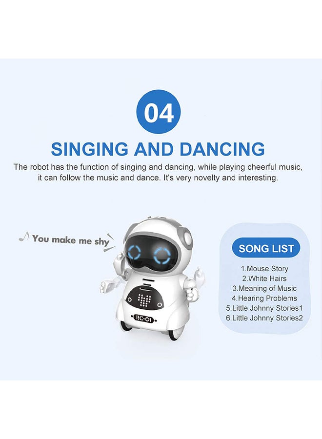 Generic - Talking Interactive Dialogue Voice Recognition Singing Dancing Mini Robot Toy - Image 1