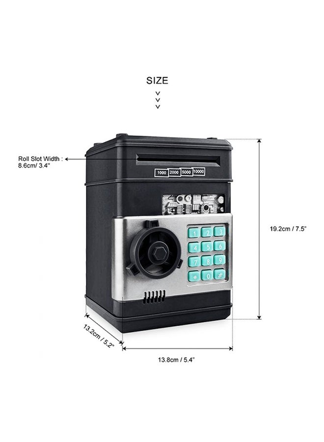 EHOME - ATM Bank Safe Box 19.2x13.2x13.8cm - Image 1