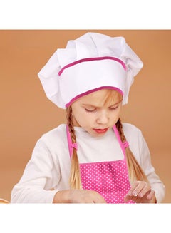 11-Piece Polka Dot Kids Kitchen Cooking Play With Apron And Chef Hat Set 40x38x2cm - v1628495932/N20705461A_6