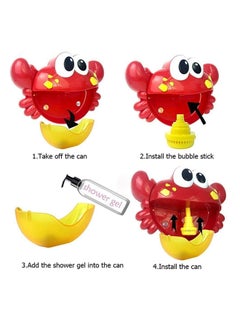 HOCHE Toy Crab Musical Bubble Maker Bath Toy  - Image 5