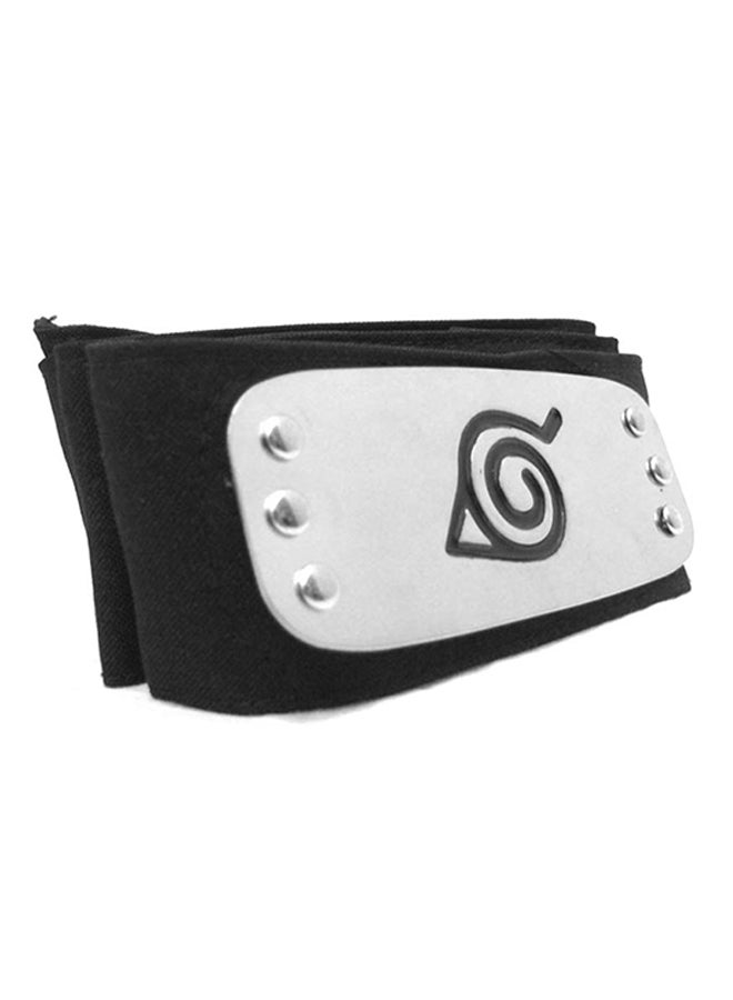 Anime Ninja Headband Wide Strap For Good Comfort In Black Color Premium Quality - Image 2