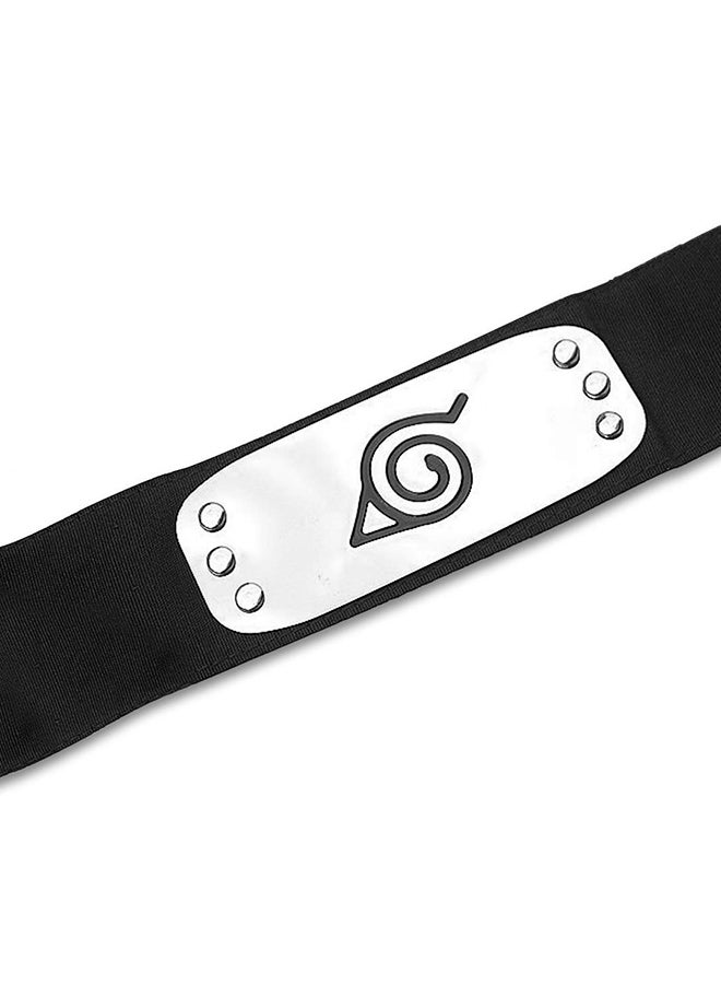 Anime Ninja Headband Wide Strap For Good Comfort In Black Color Premium Quality - Image 4