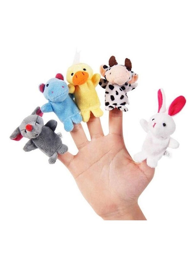 Generic - 10- Piece Social And Sensory Colourful Stuffed Animal Finger Toy Set For Kids - Image 1