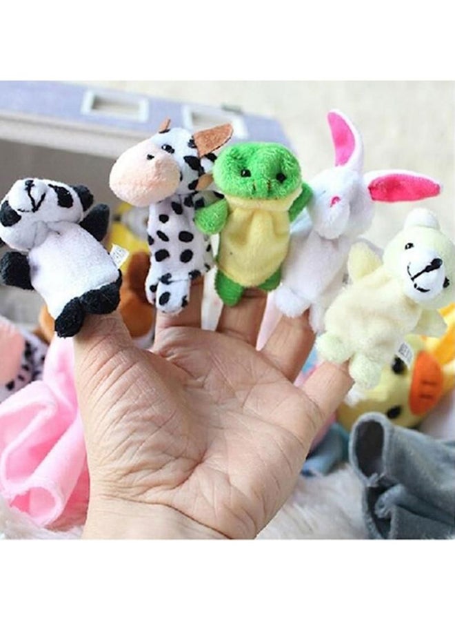 Generic - 10- Piece Social And Sensory Colourful Stuffed Animal Finger Toy Set For Kids - Image 1