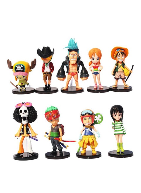 9-Piece Roronoa Zoro Action Figure Set