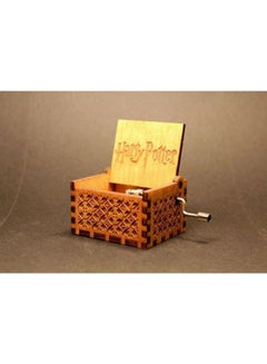 Unique Harry Potter Wonderful Classic Mini Carved Hand Crank Wooden Music Box  - Image 3