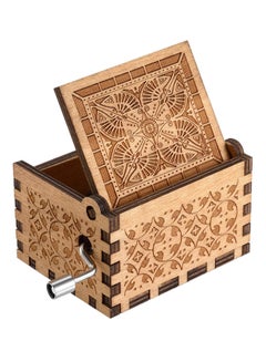 Unique Harry Potter Wonderful Classic Mini Carved Hand Crank Wooden Music Box  - Image 2