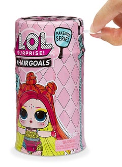 MGA Entertainment 15 Surprise Hair Goals Kit Feed And Bath Doll Bright Colors Unique Design  - Image 4
