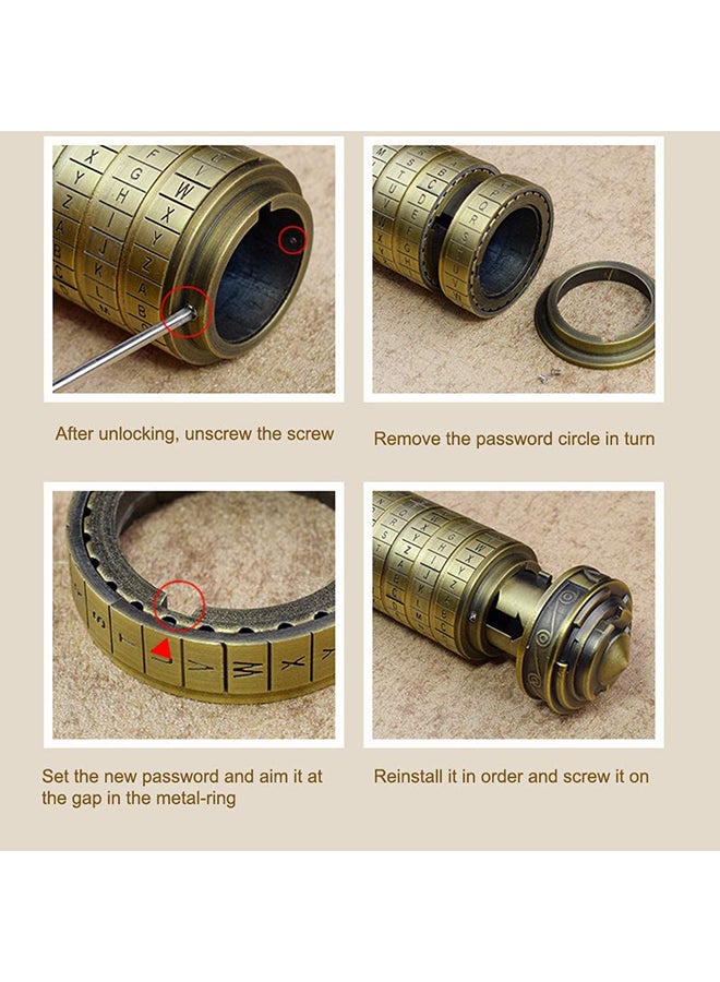 Cryptic Locks Password Present Code Toy 17.6X6.6X12.6kg - Image 3