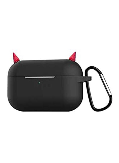For Apple AirPods Pro Protective Cover Wireless Bluetooth Headphone Silicone Case Black