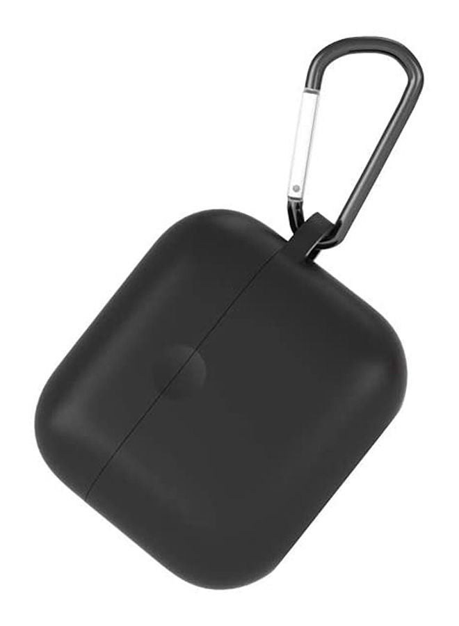 Anti-Break Anti-Lost & Shockproof Easy Carrying Portable Protective Case Cover With Carabiner For Anker Soundcord Liberty Air 2 Black - Image 1